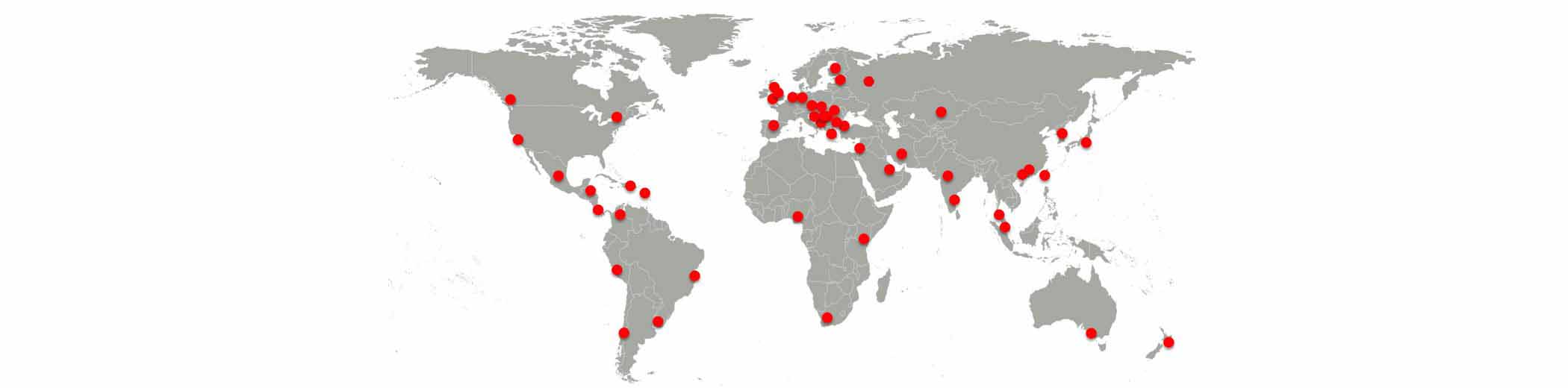 Contacts worldwide